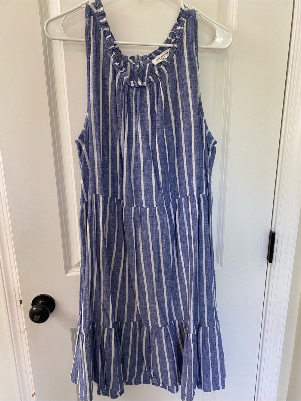 Women’s Beachlunchlounge Blue and White Striped Sundress